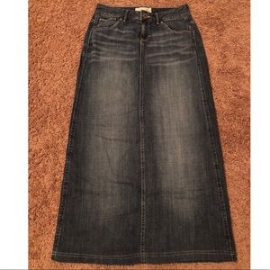 Maurices Long Denim Skirt